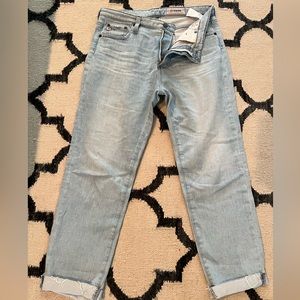AG jeans in the Isabelle high rise straight crop | 31R NWOT